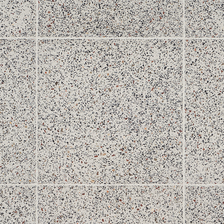 Tarboro Beige Polished Terrazzo 16" Square Floor and Wall Tile