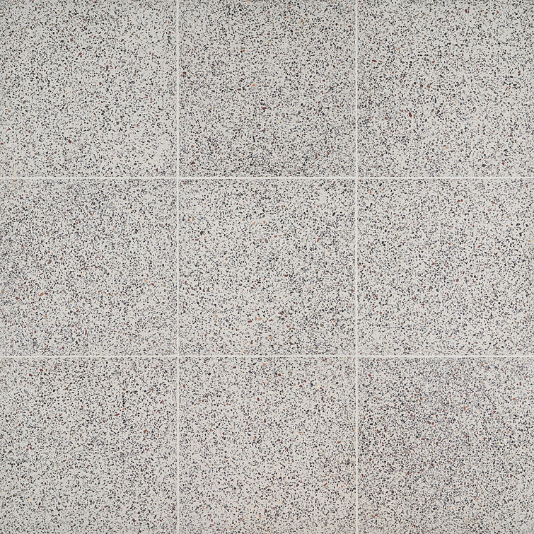 Tarboro Beige Polished Terrazzo 16" Square Floor and Wall Tile