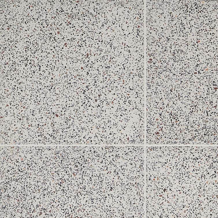 Tarboro Beige Polished Terrazzo 16" Square Floor and Wall Tile