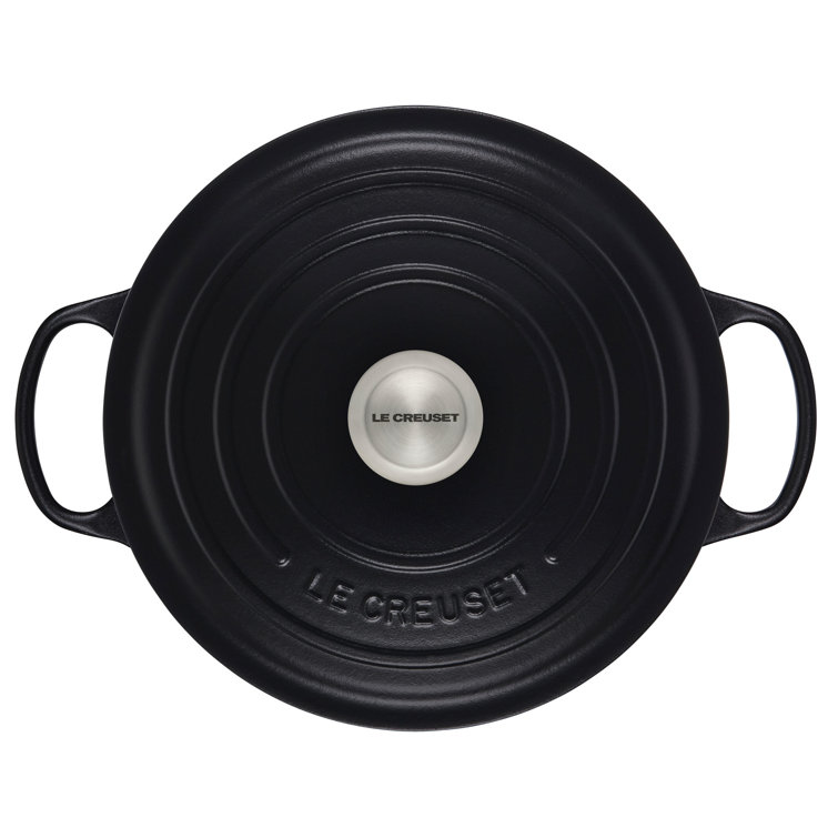 Le Creuset 7.25 qt Licorice Enameled Cast Iron Dutch Oven