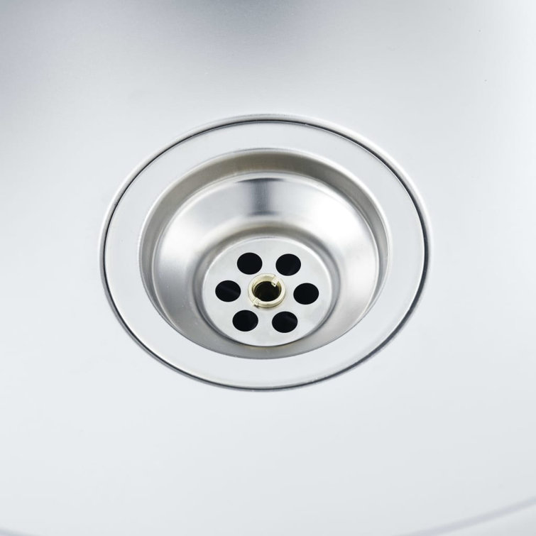 23.6" Stainless Steel Drop-in Kitchen Sink with Drainer