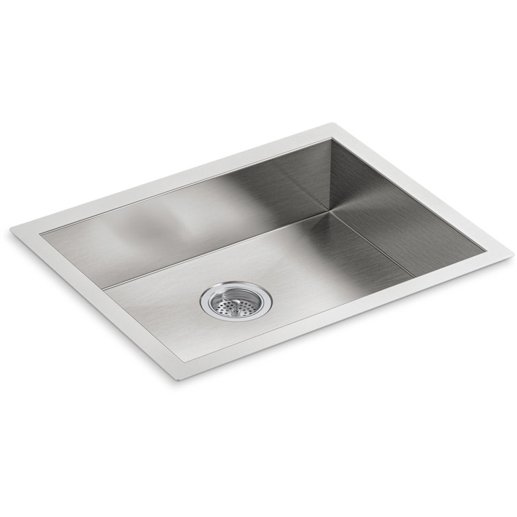 Vault 24-Inch Stainless Steel Single-Bowl Undermount Kitchen Sink