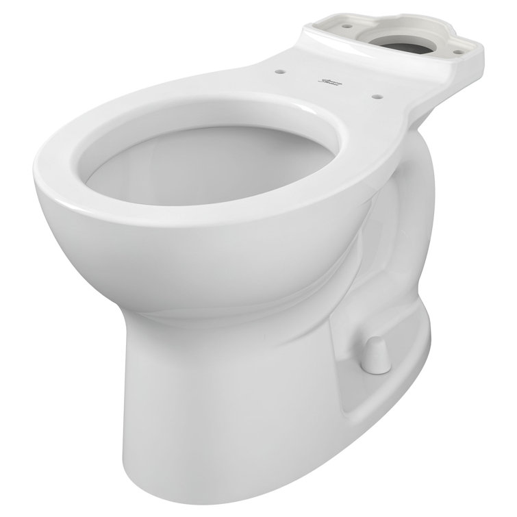 White Round Two-Piece High Efficiency Dual Flush Toilet