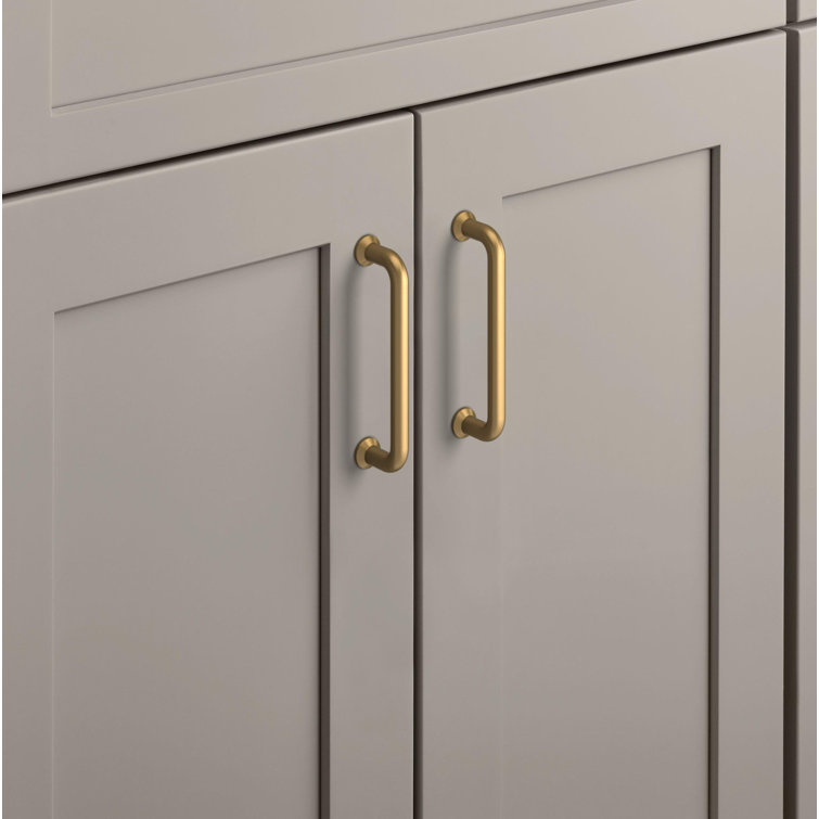 Champagne Bronze 5-1/16" Bar Cabinet Pull with Mounting Hardware