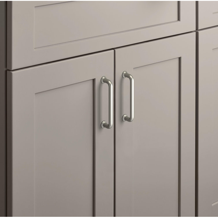 Satin Nickel Brushed Cabinet Bar Pull with Mounting Hardware