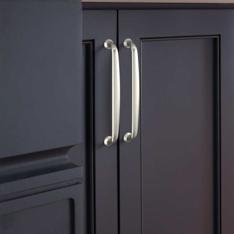Satin Nickel 7" Traditional Cabinet Bar Pull
