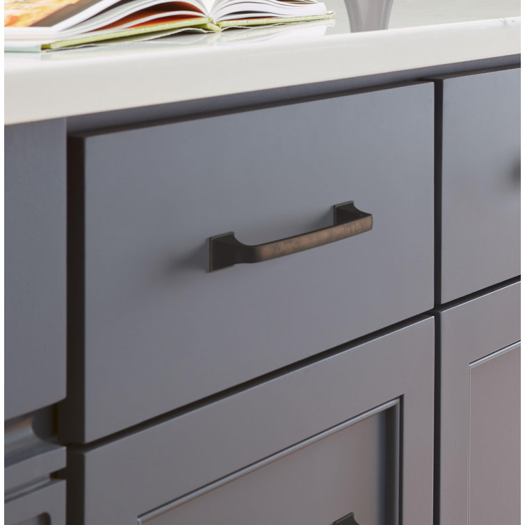 Oil Rubbed Bronze Traditional Cabinet Drawer Pull with Mounting Hardware