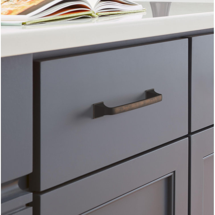 Oil Rubbed Bronze Traditional Cabinet Drawer Pull with Mounting Hardware