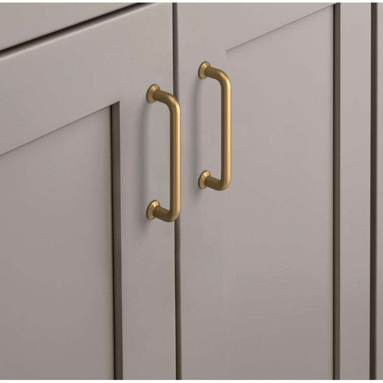 Champagne Bronze 5-1/16" Bar Cabinet Pull with Mounting Hardware