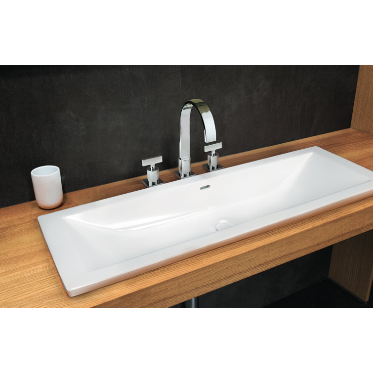 Chrome 8" Widespread Bathroom Faucet with Cross Handles
