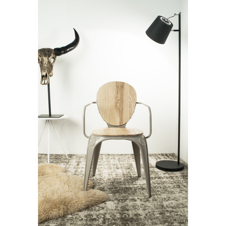 Black Adjustable Metal Task Floor Lamp with Tiltable Shade