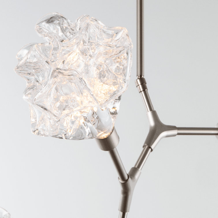 Bronze Sputnik 8-Light Flowering Vine Chandelier