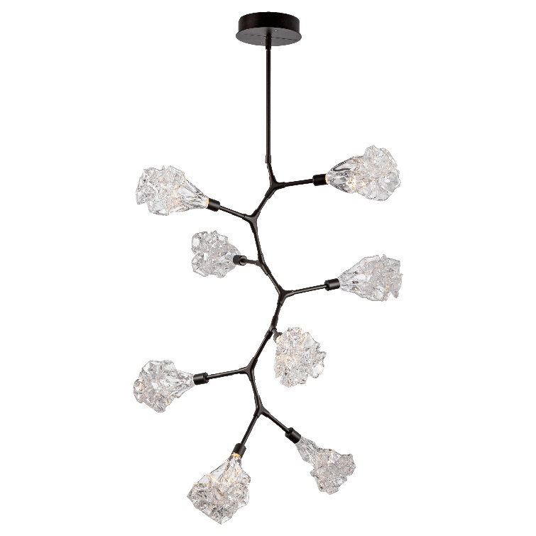 Bronze Sputnik 8-Light Flowering Vine Chandelier
