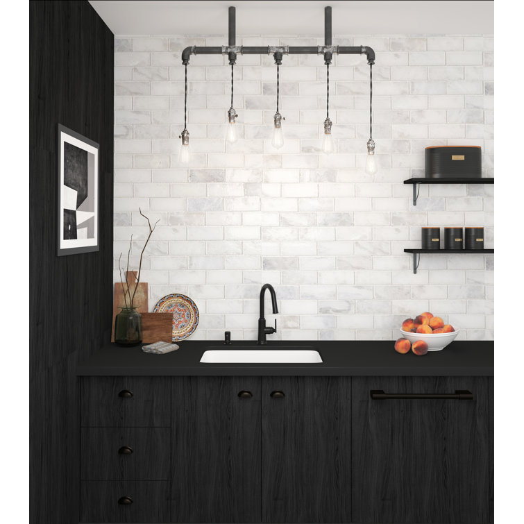 Solstice 16" Swivel Spout Stainless Steel Single Lever Kitchen Faucet