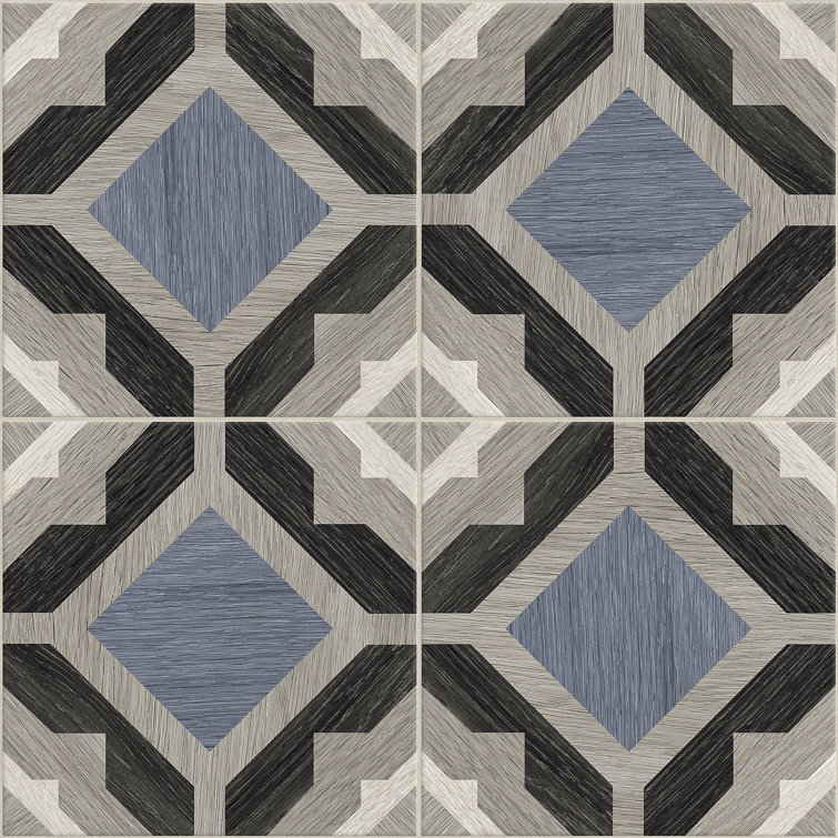 Ventura Starwood 8" x 8" Multicolor Matte Porcelain Tile
