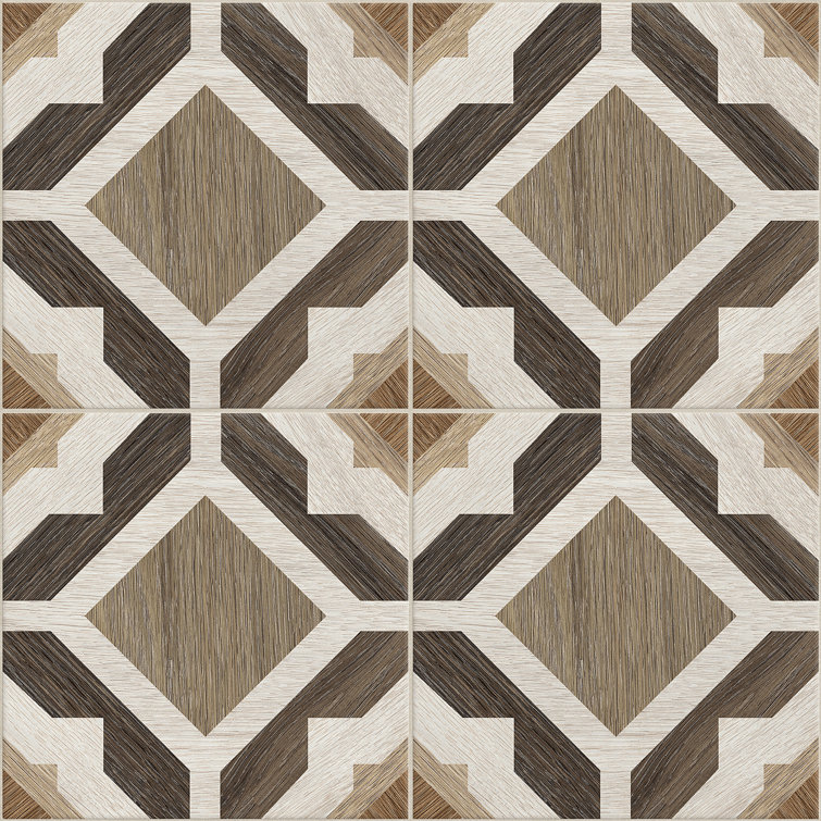 Ventura Starwood 8" x 8" Multicolor Matte Porcelain Tile
