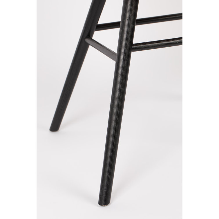 Elegant Light Gray Faux Leather & Wood Armchair