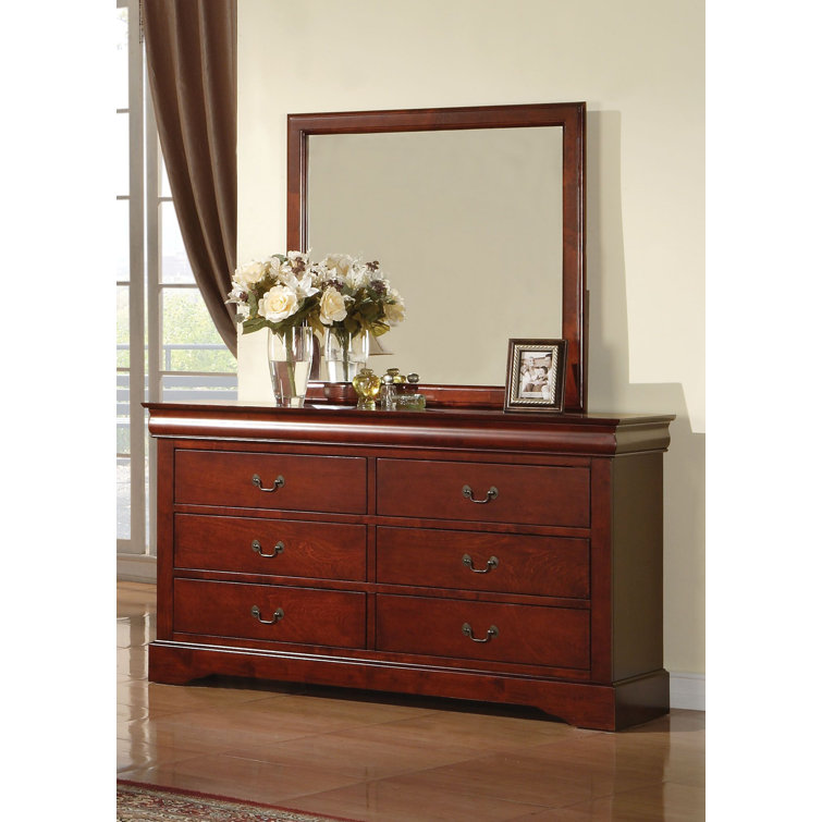 Antique Gray 60" Sophisticated Dresser with Dovetail Drawers