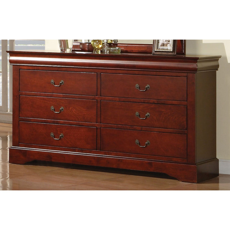 Antique Gray 60" Sophisticated Dresser with Dovetail Drawers