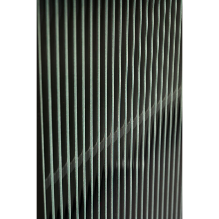 Boli 59'' Black Iron and Glass Sideboard