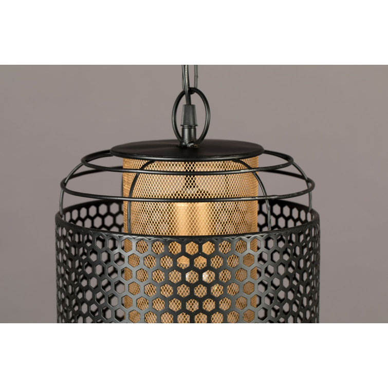 Archer Black LED Metal Lantern Pendant Light