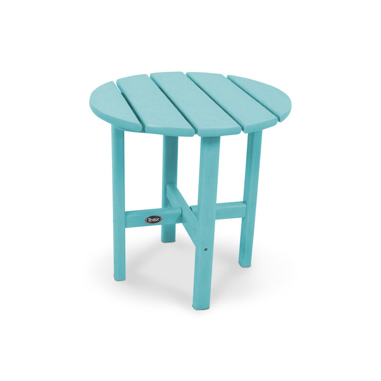Aruba Green 18" Round Outdoor Side Table