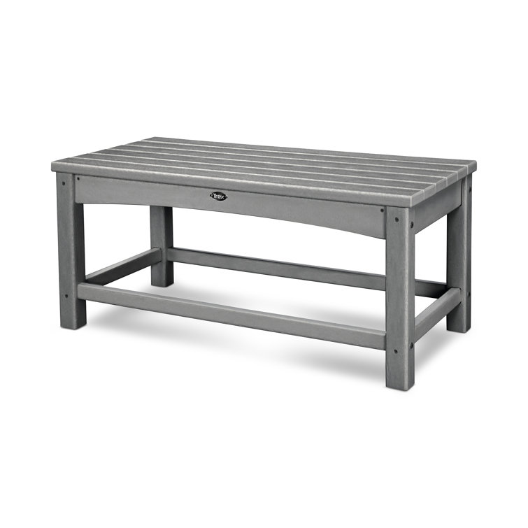 Stepping Stone Gray HDPE Outdoor Coffee Table