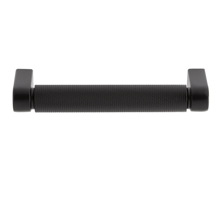 Kent Matte Black 4" Knurled Bar Pull Multipack