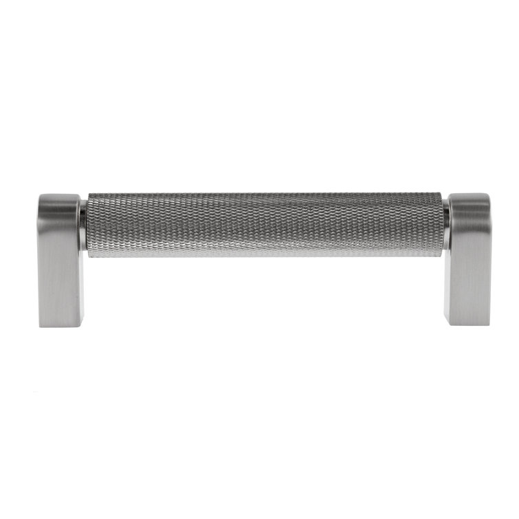 Kent Knurled 4" Satin Nickel Bar Pull Multipack