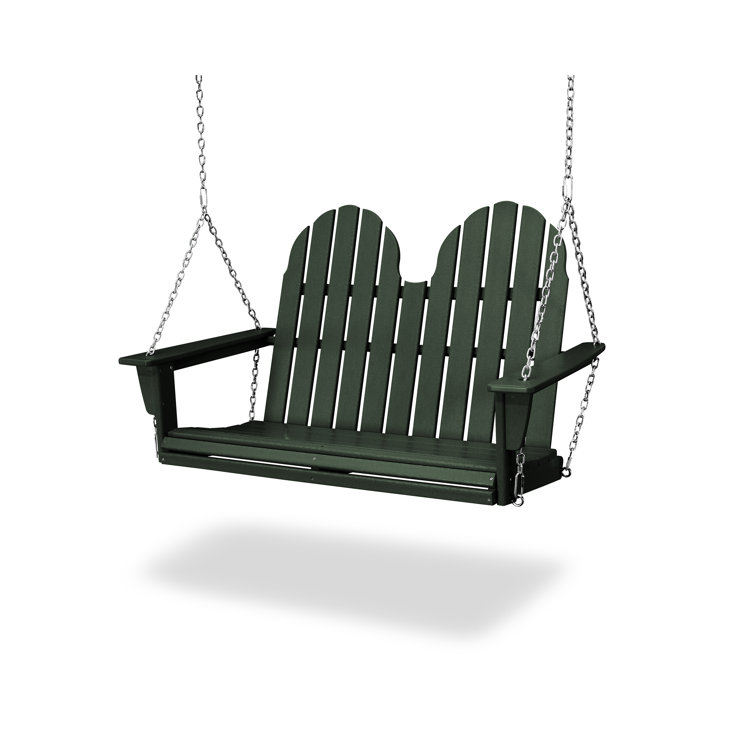 Green Polypropylene Vineyard Adirondack 48" Swing