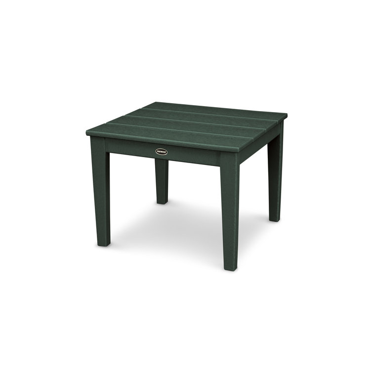 Newport Green 22" POLYWOOD Outdoor End Table