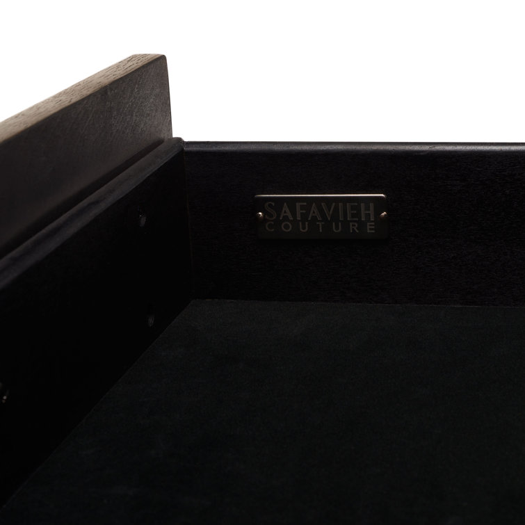 Estelle Ash Brown and Gunmetal Modern 6-Drawer Dresser