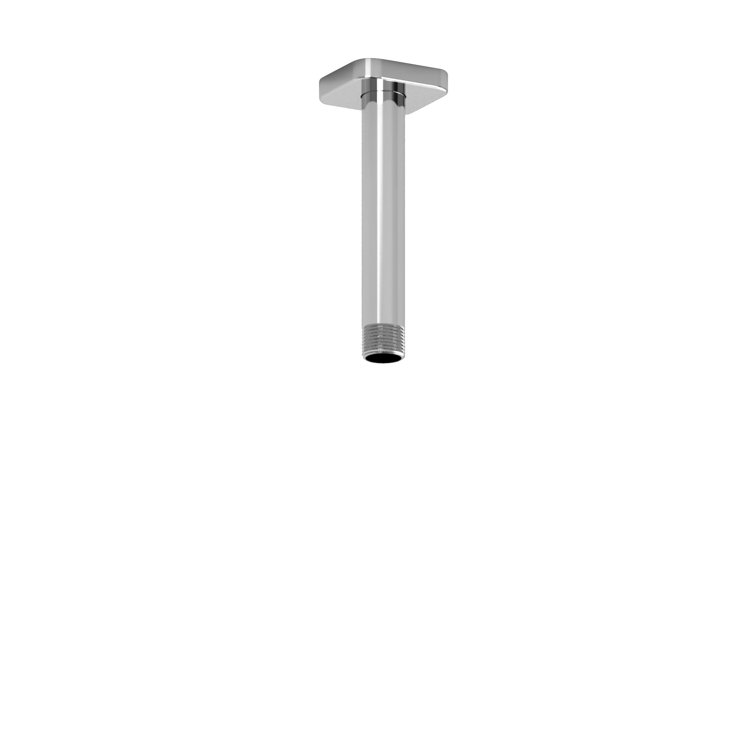 6" Polished Nickel Chrome Ceiling Mount Shower Arm