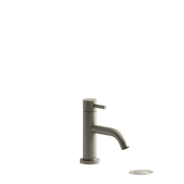 Brushed Nickel Single Hole Modern Bathroom Faucet