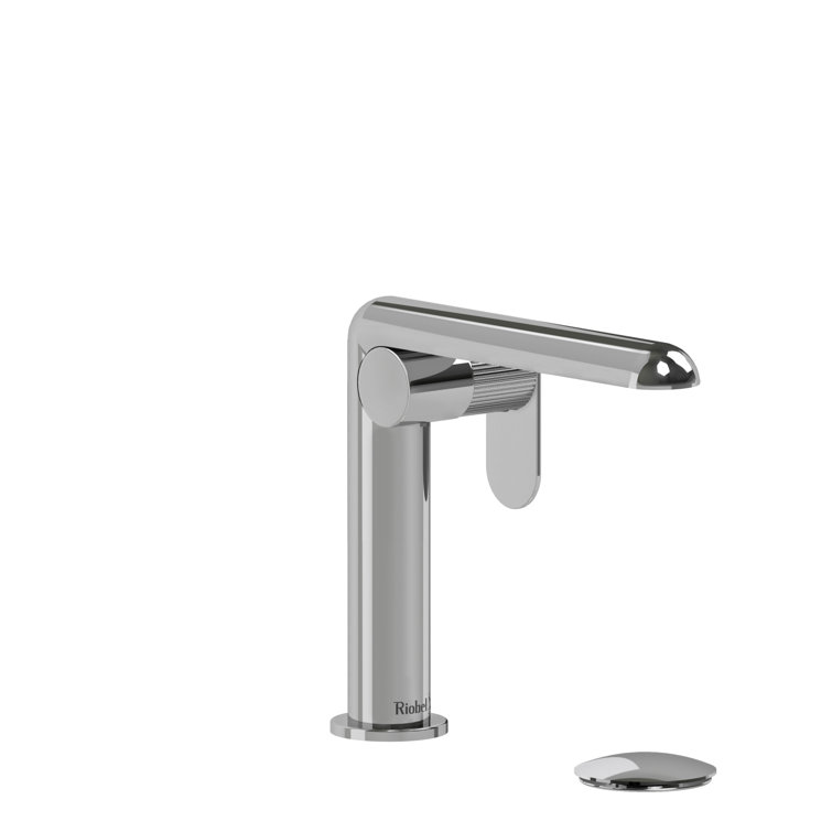 Ciclo Chrome Single Hole Lever Bathroom Faucet with Drain