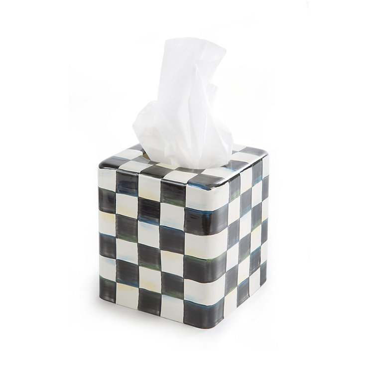 Colorful Steel Maximalist Tissue Box Cover for Kids