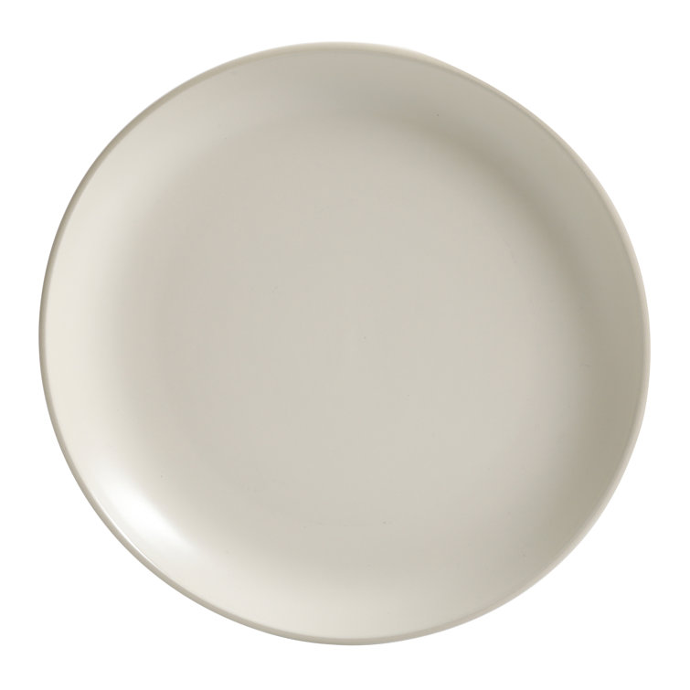 Cream Ceramic 12-Piece Dinnerware Set, Service for 4