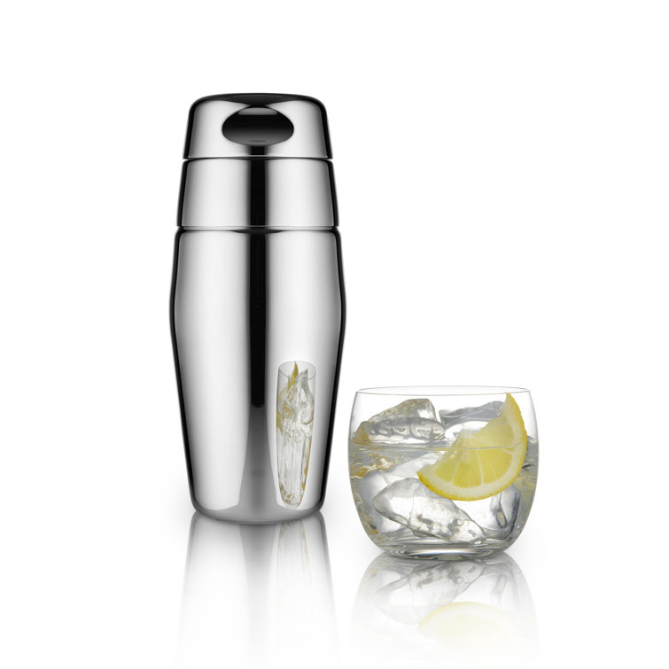Stainless Steel Mirror Polish Cocktail Shaker, 17-3/4-Ounce