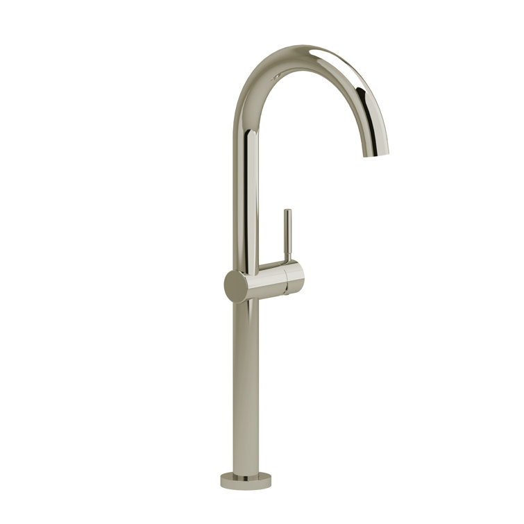 Urban Elegance Polished Nickel Single Handle Vessel Faucet