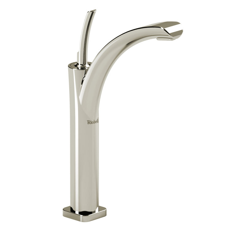 Salomé Polished Nickel Single Hole Lever Bathroom Faucet