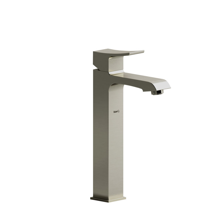 Zendo Brushed Nickel Single Lever Vessel Bathroom Faucet