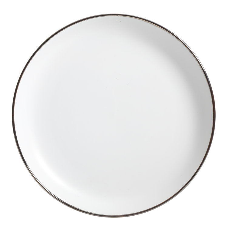 Rockaway Matte White Ceramic Dinnerware Set, Service for 4