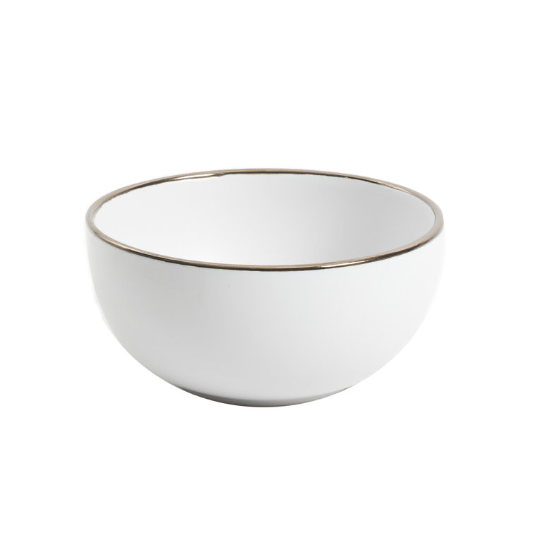 Rockaway Matte White Ceramic Dinnerware Set, Service for 4