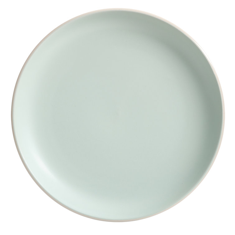 Matte Teal Ceramic 12-Piece Dinnerware Set, Service for 4