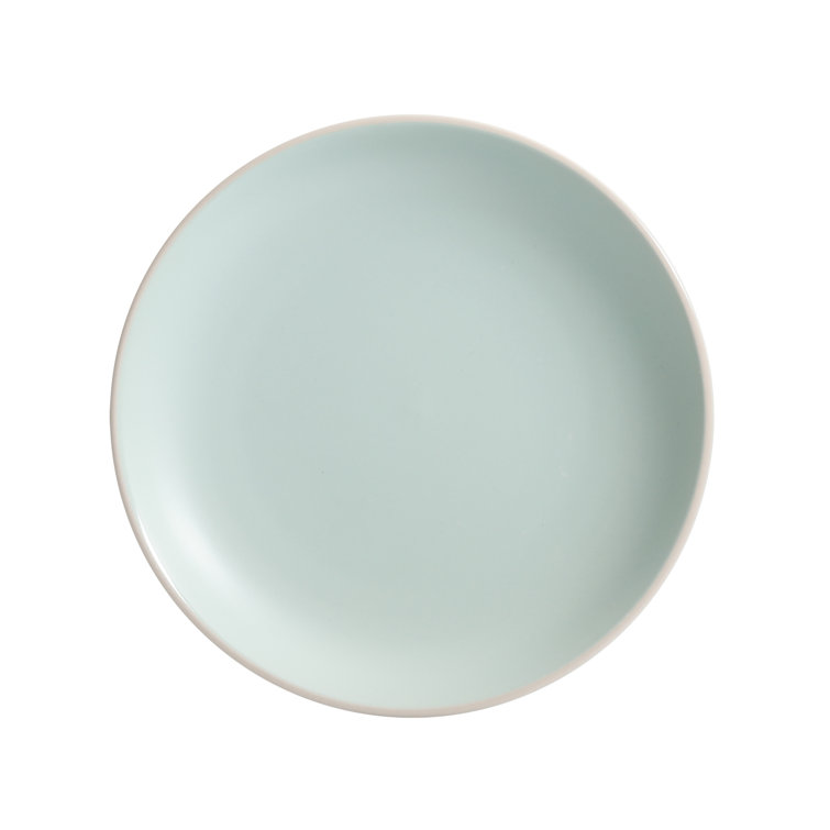 Matte Teal Ceramic 12-Piece Dinnerware Set, Service for 4