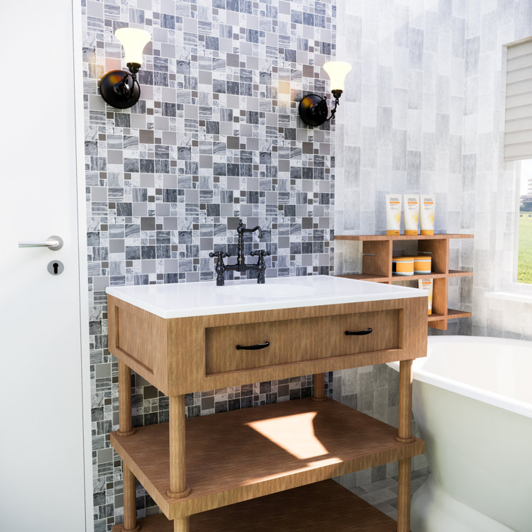 Versailles Square Honed Mosaic Wall & Floor Tile with Water Protection