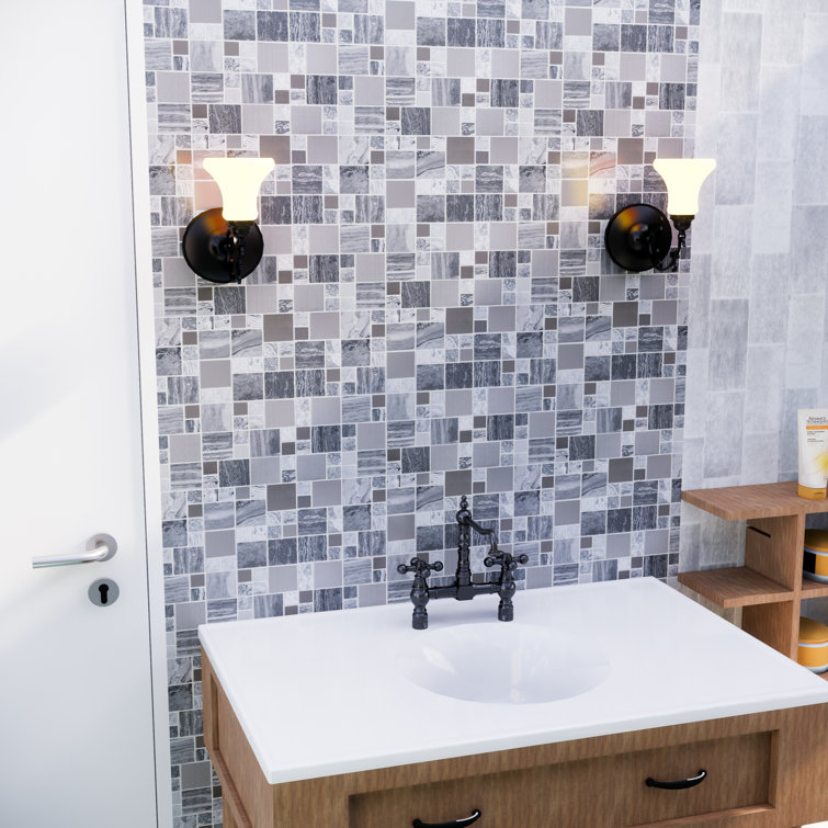Versailles Square Honed Mosaic Wall & Floor Tile with Water Protection