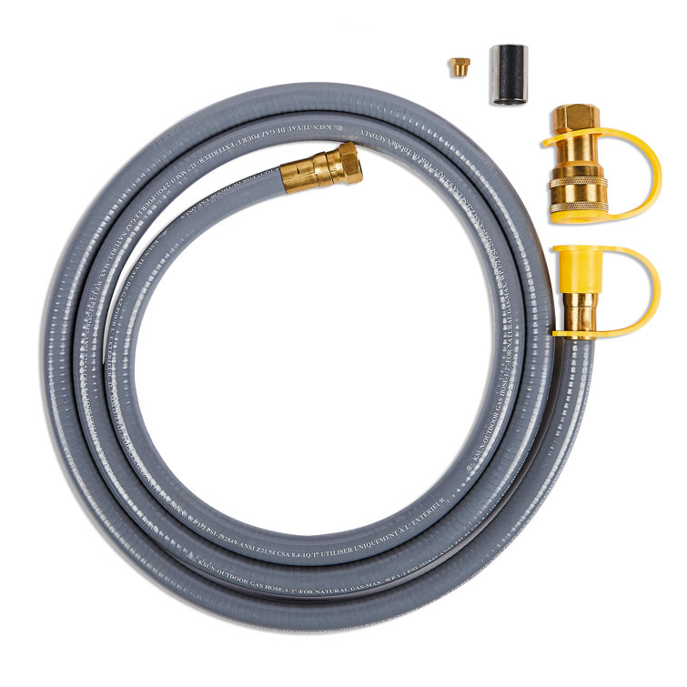 Magnus Square Natural Gas Conversion Kit with 8 ft Hose