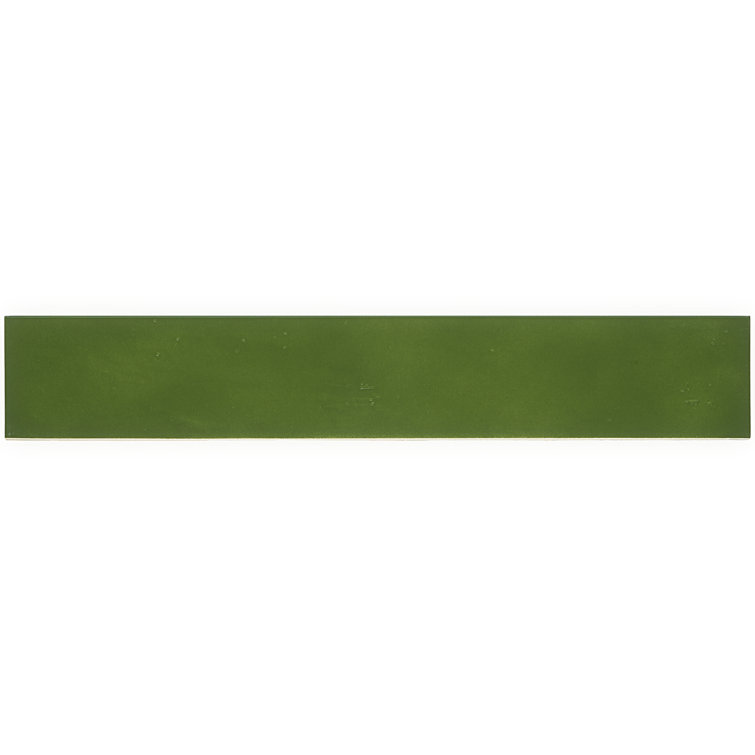 Moss Green 3x18 Rectified Polished Porcelain Tile