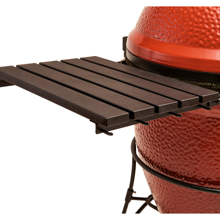 Blaze Red 18-Inch Ceramic Charcoal Grill with Smoker